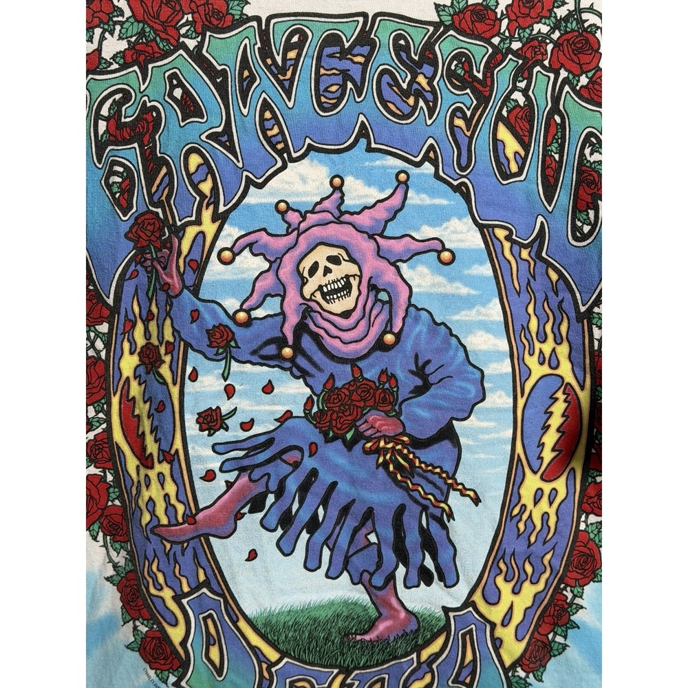 VTG 2001 GRATEFUL DEAD T-SHIRT LIQUID BLUE SEASONS OF THE DEAD TIE DYE 2XL 276 - Picture 2 of 11